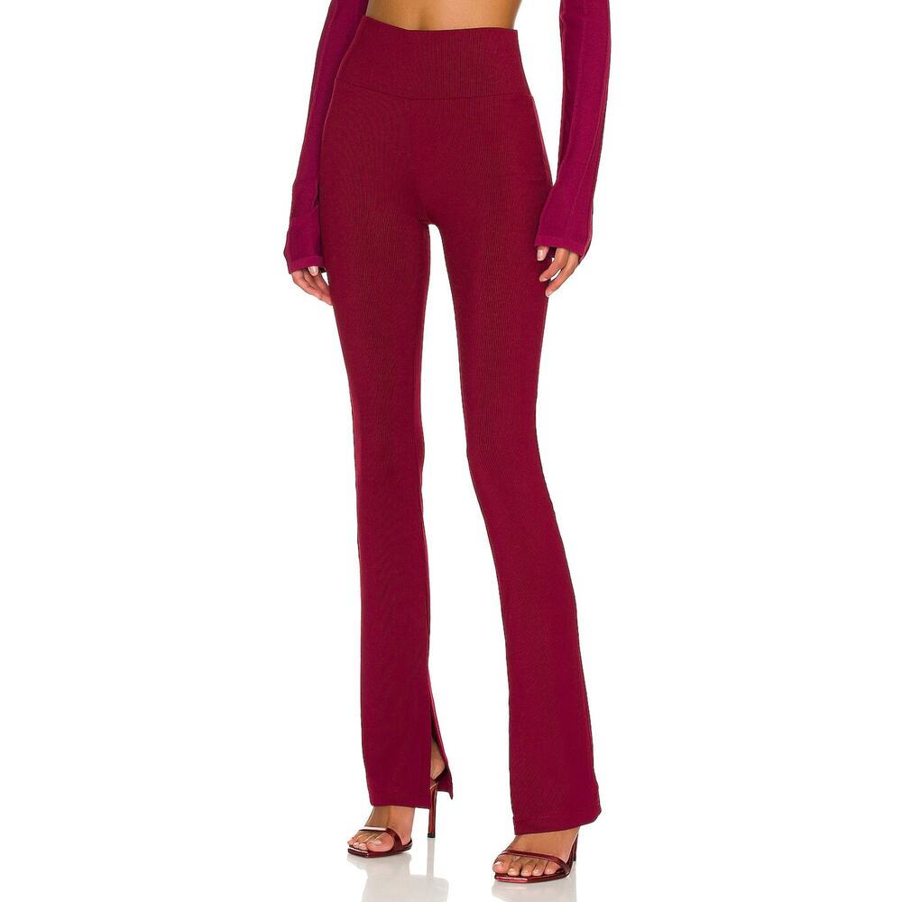 Nicholas Ribbed Prune Delia Leggings Size 0